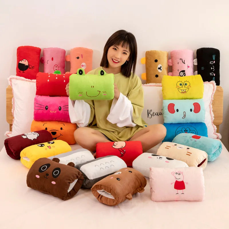

Hand Warmer calent Winter Cartoon Plush Hand Warm Non Electrical Cartoon Delivery random style Hand Hold Warm Cushion new style