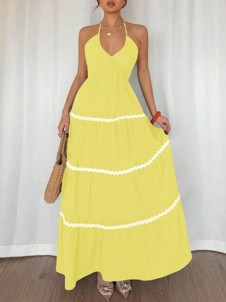 Wmstar Dress Women Wholesale New Popular Wholesale Dresses for European American Clothing Luxury 2025 on Clearance Sale