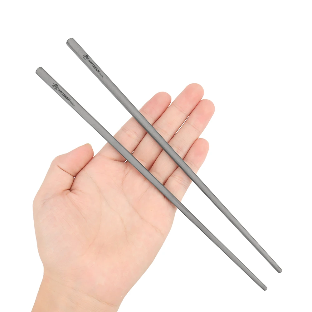 Hollow Titanium Chopsticks Titanium Alloy for Picnic Outdoor Camping