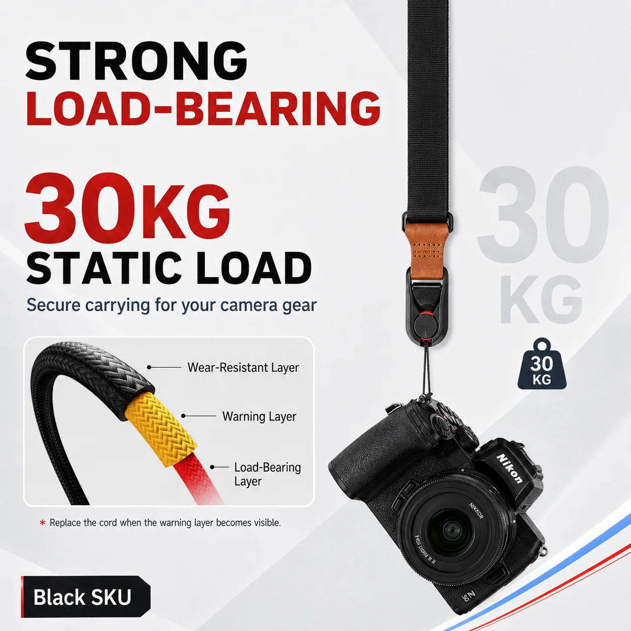 SOARSHOT 퀵 릴리즈 카메라 숄더 스트랩 충격 방지 패딩 넥 스트랩 (DSLR 미러리스 카메라, 드론, 쌍안경용)