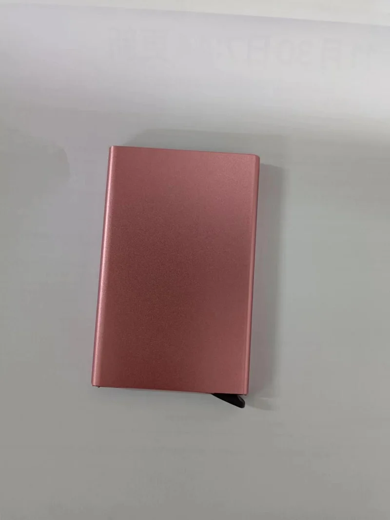 Credit Card Holder Anti-theft ID Credit Card Holder Minimalist Thin Aluminum Metal Wallets Pocket Case Bank Women Men Credit Card Box