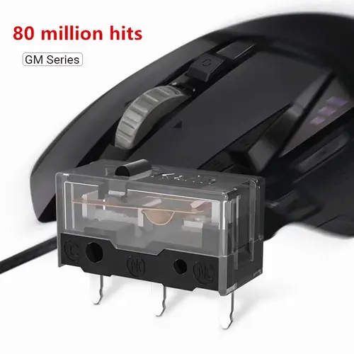 10Pcs-1Pc New Kailh GM 8.0 micro switch GM8.0 Gold Contactor 80 Million Click Life Computer mouse left right Micro Swicth button - Image 3