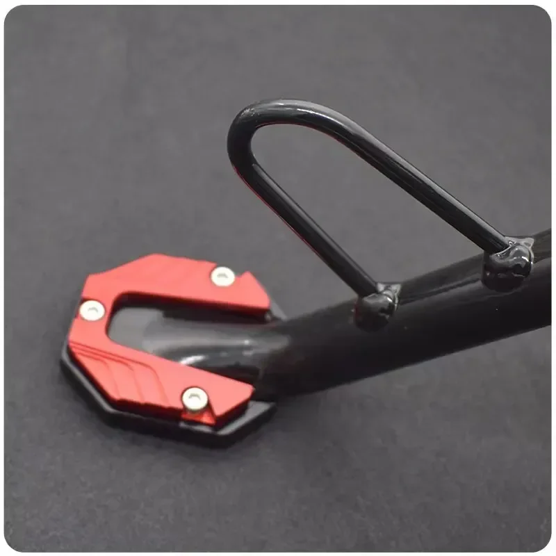 Motorcycle Kickstand Pad Anti-skid Enlarger Base Support Extension Scooter Moped Foot Pad CNC Aluminum Alloy motorcycle kickstand pad