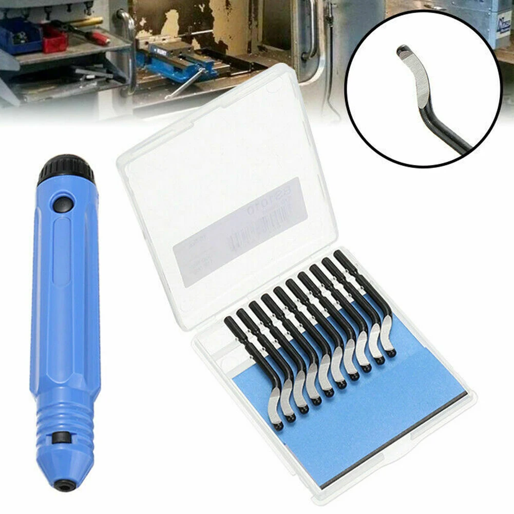 Handle Plastic Burr NB1100 Scraper W/ BS1010 Blades Trimming Deburring Tools Hand Trimming Tools Accessories