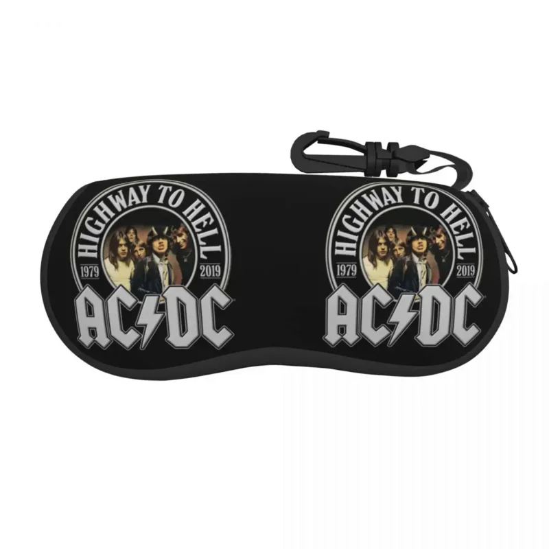 

AC DC Shell Eyeglasses Protector Cases Cute Sunglass Case Australian Blues Rock Glasses Pouch