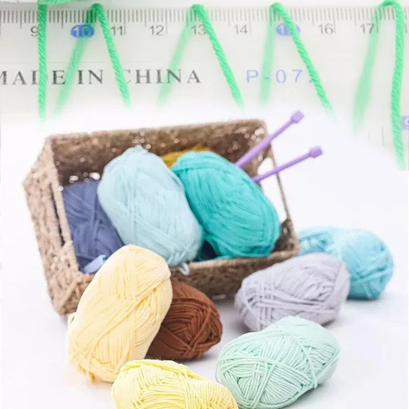 Knitted hand LOT blanket  Crochet babycare sweater Baby Yarn Colorful 25g Soft Cotton 4PLY soft  Knitting Scarf Wool 6