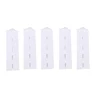 5Pcs Jeans Extension Buckle Elastic Adjustable Waist Button Belt Lengthening for Trousers Pant Waistband Extender Unisex 5