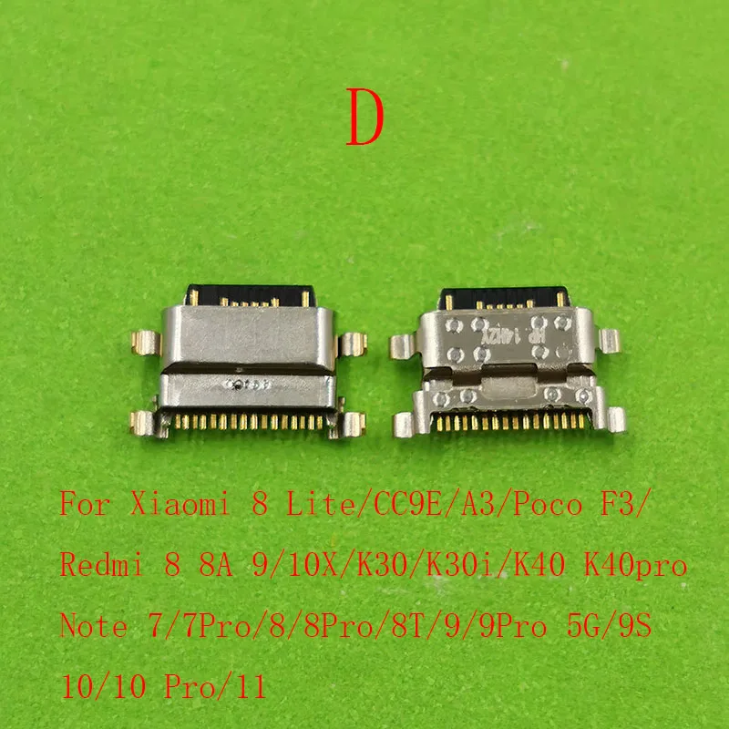 50pcs USB Charging Port For Xiaomi Lite/A3/C3 Redmi 6A 9A 9C 7A