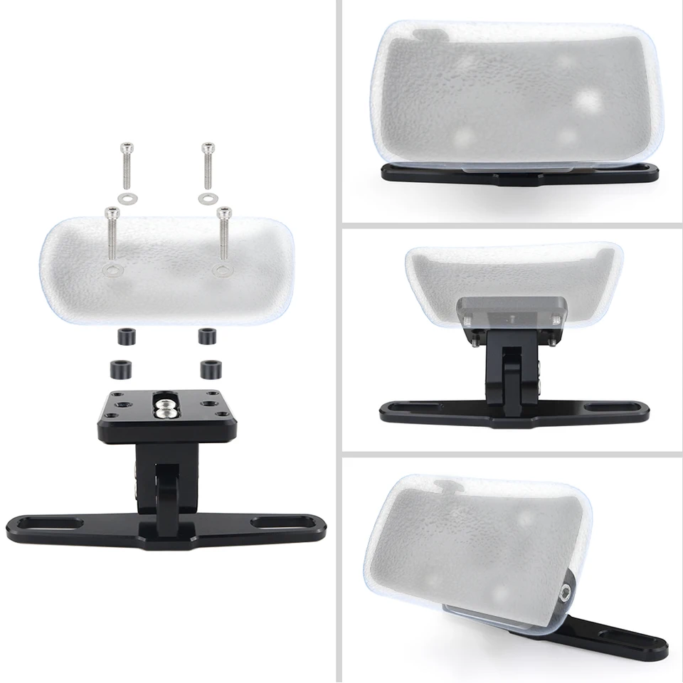 Soporte De Placa De Navegación Para Honda NT1100 (2022-2024) - Expansión Para GPS Y Teléfono, Aluminio Y Acero, Negro