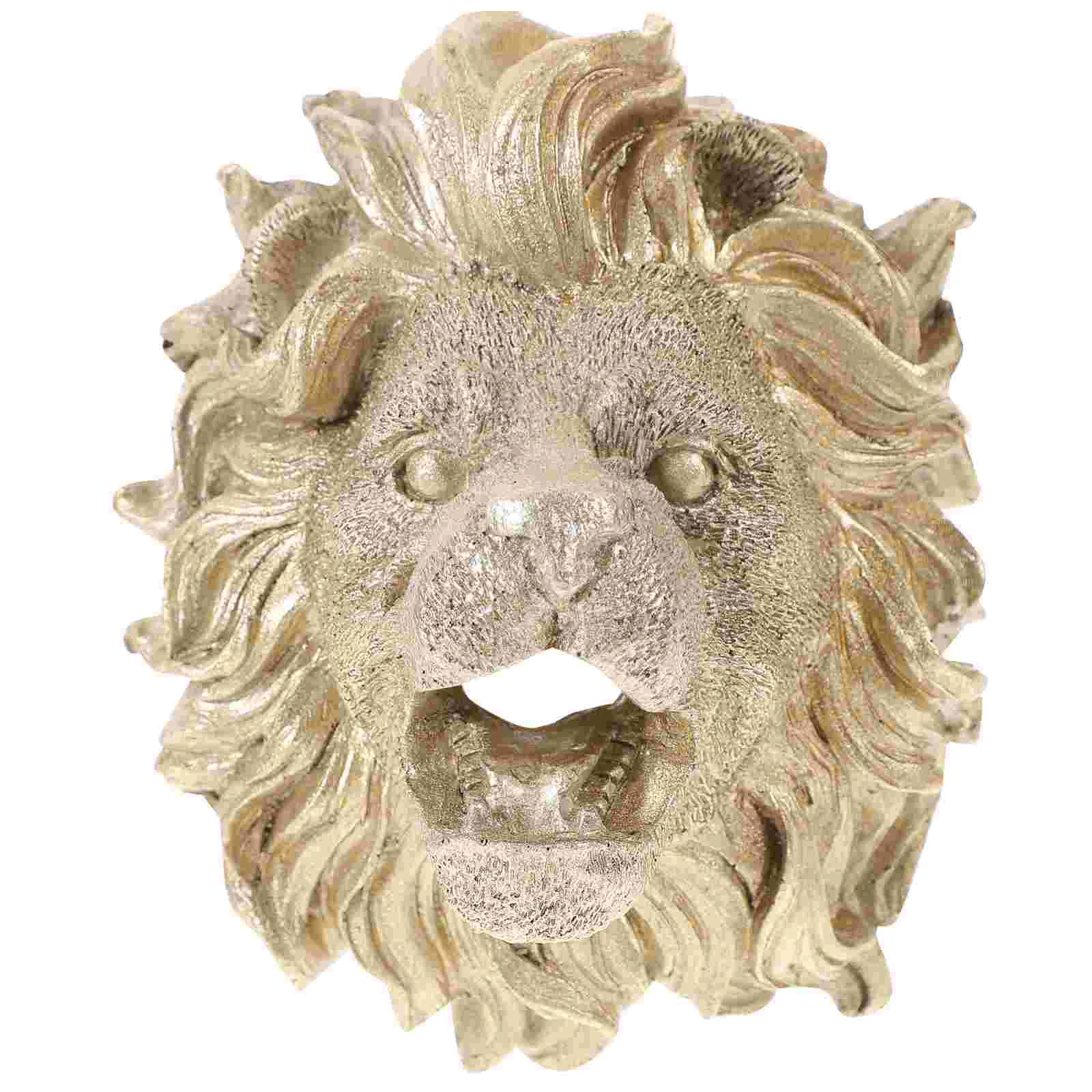 

Outdoor Lion Head Fountain Nozzle Courtyard Wall Hanging Fountain Sprayer Pool Fountain Nozzle Lion Head Water Device