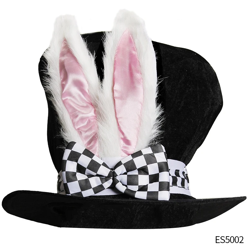 Set Accessori Coniglio Nero – Orecchie, Papillon, Guanti E Coda - 2
