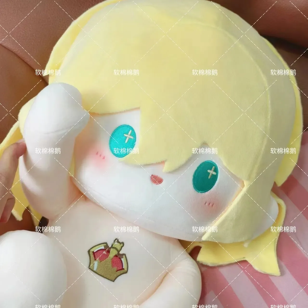 

40 см аниме Tenshouin Eichi Косплей Handsom yello волосы Мягкая Плюшевая Кукла наряд мягкая сидя подушка игрушки