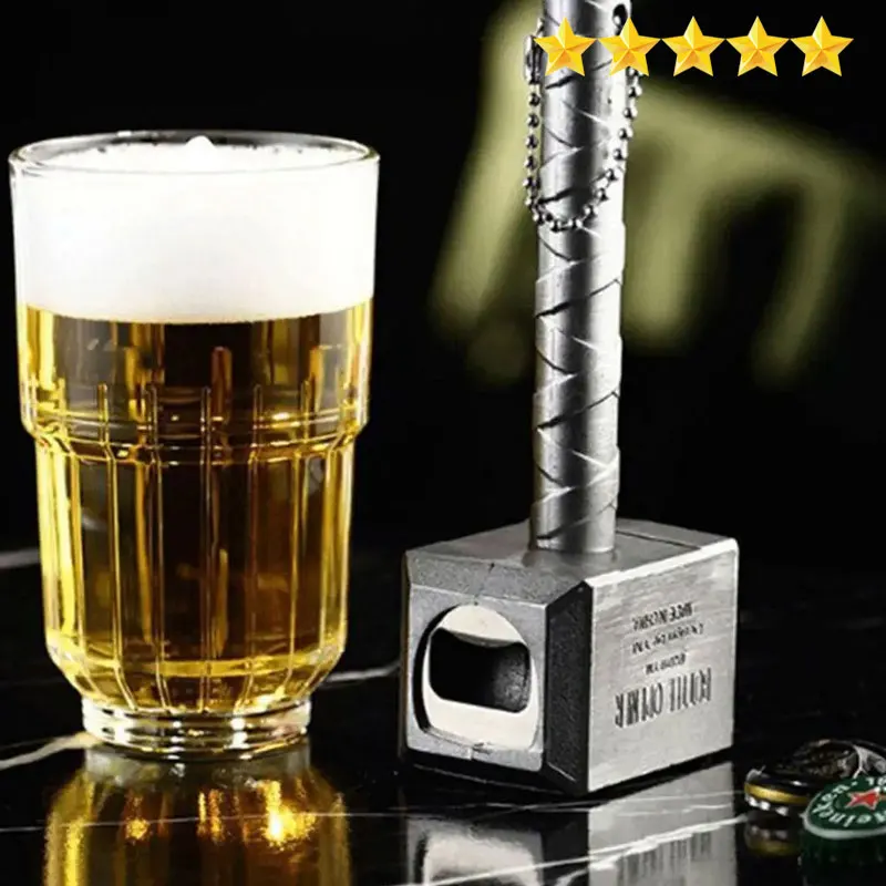 1pc Bottle Opener Hammer Beer Bottle Opener Keychain