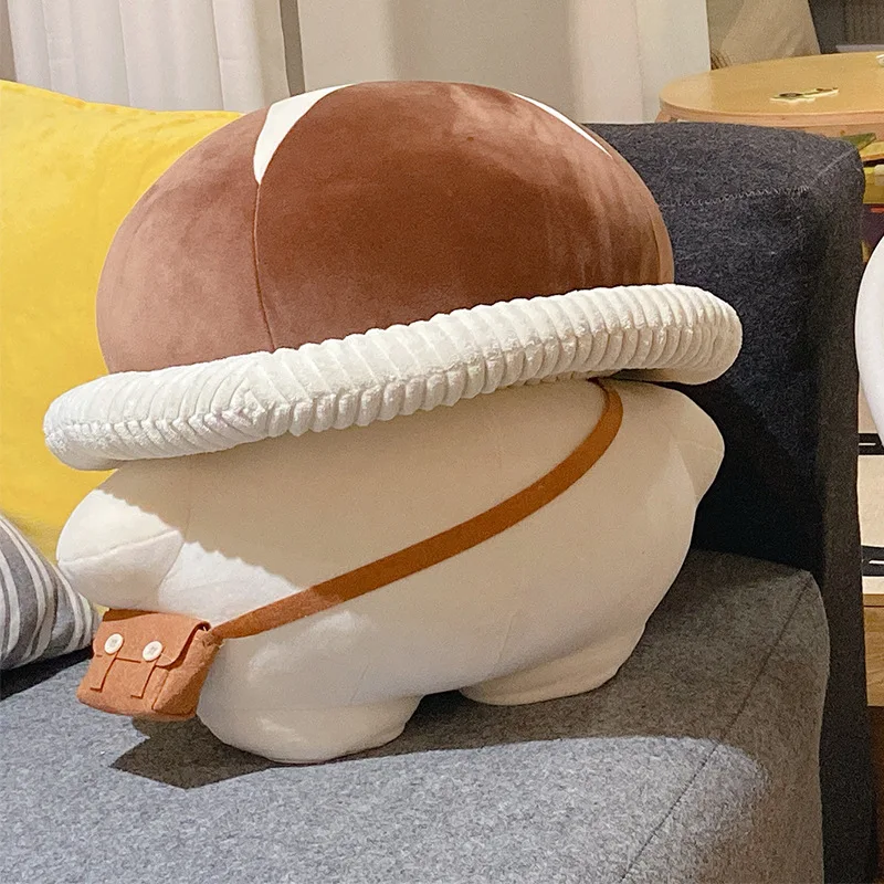 35/45cm Kawaii Mushroom Kindergarten Plush Doll Cute Cartoon Stuffed Shiitake Mushroom Plushies Pillow Soft Kids Toys Gifts vintage backpack for school children korean floral kids school bag for girls accessories kindergarten baby girl bags portable