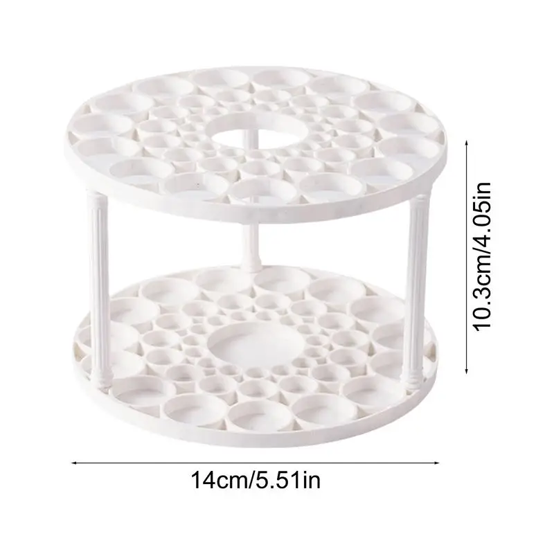 Makeup Brush Holder Organizer Makeup Brush Holder 45Hole Stand Brush Organizer Cosmetic Supplies Large Capacity Dustproof