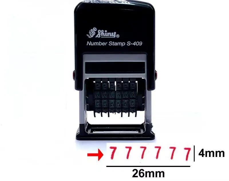 Shiny S -409 ink-back digital stamp automatically oiling 6