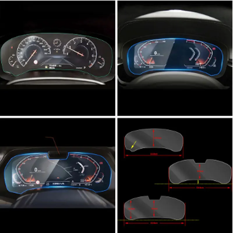 

Приборная панель автомобиля, приборная панель, ЖК-экран, фотозащита от царапин для BMW 5 Series G30 G31 2019 2020