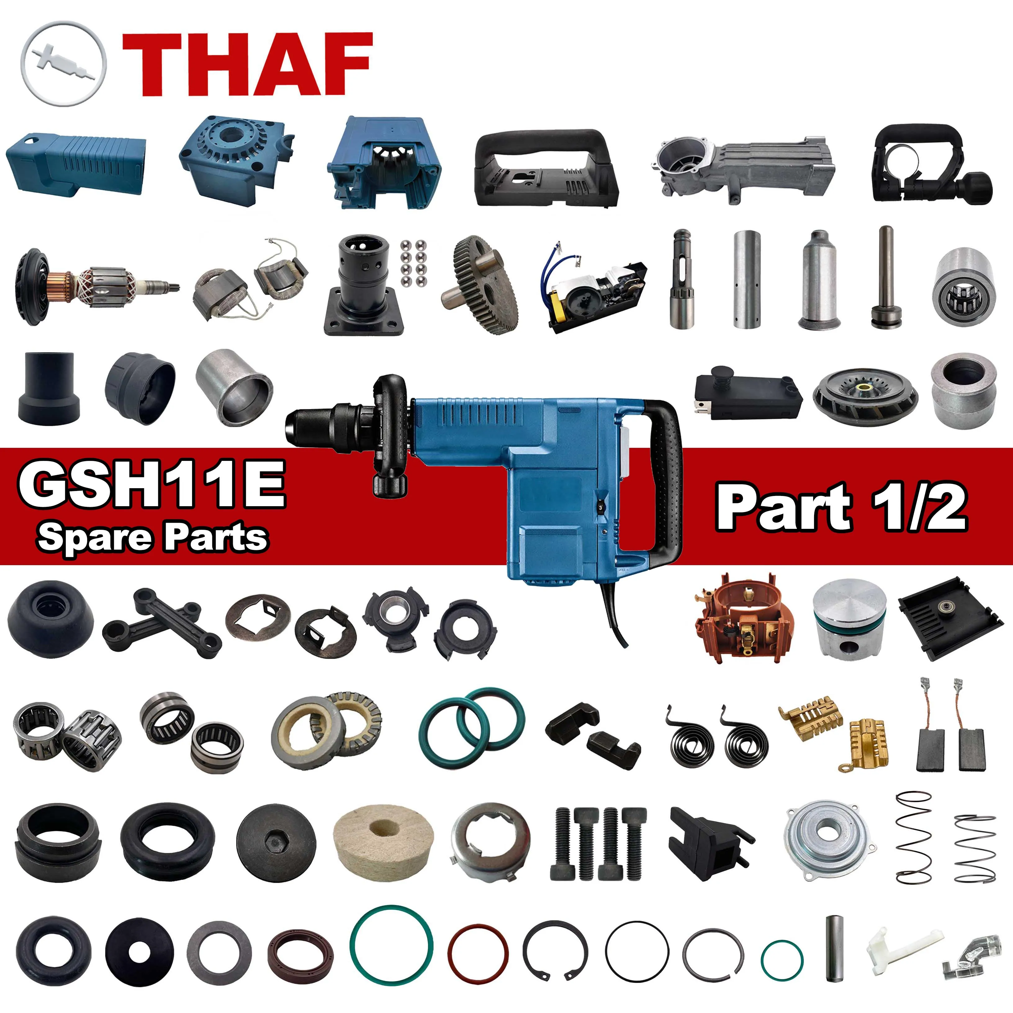 Replacement Spare Parts Power Tools Parts Accessories for Bosch Demolition Hammer GSH11E GSH 11E