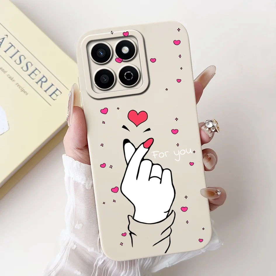 Shockproof Sweet Heart Silicone Phone Case - Pink