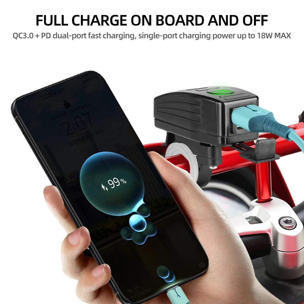   PD + QC3.0 38W  12V USB  ڵ,  ̷  Ʈ    , а 