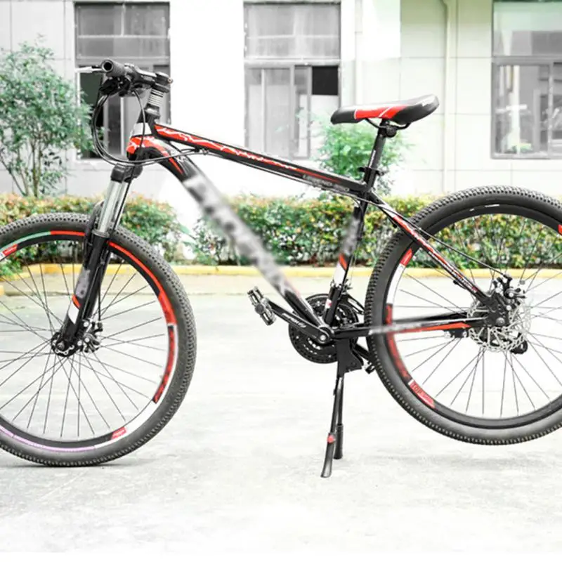 조절식 자전거 주차 랙, 자전거 킥 스탠드, 풋 브레이스 지지대, MTB, 26-29 인치, 양면 킥 스탠드, 1 개, 2 개