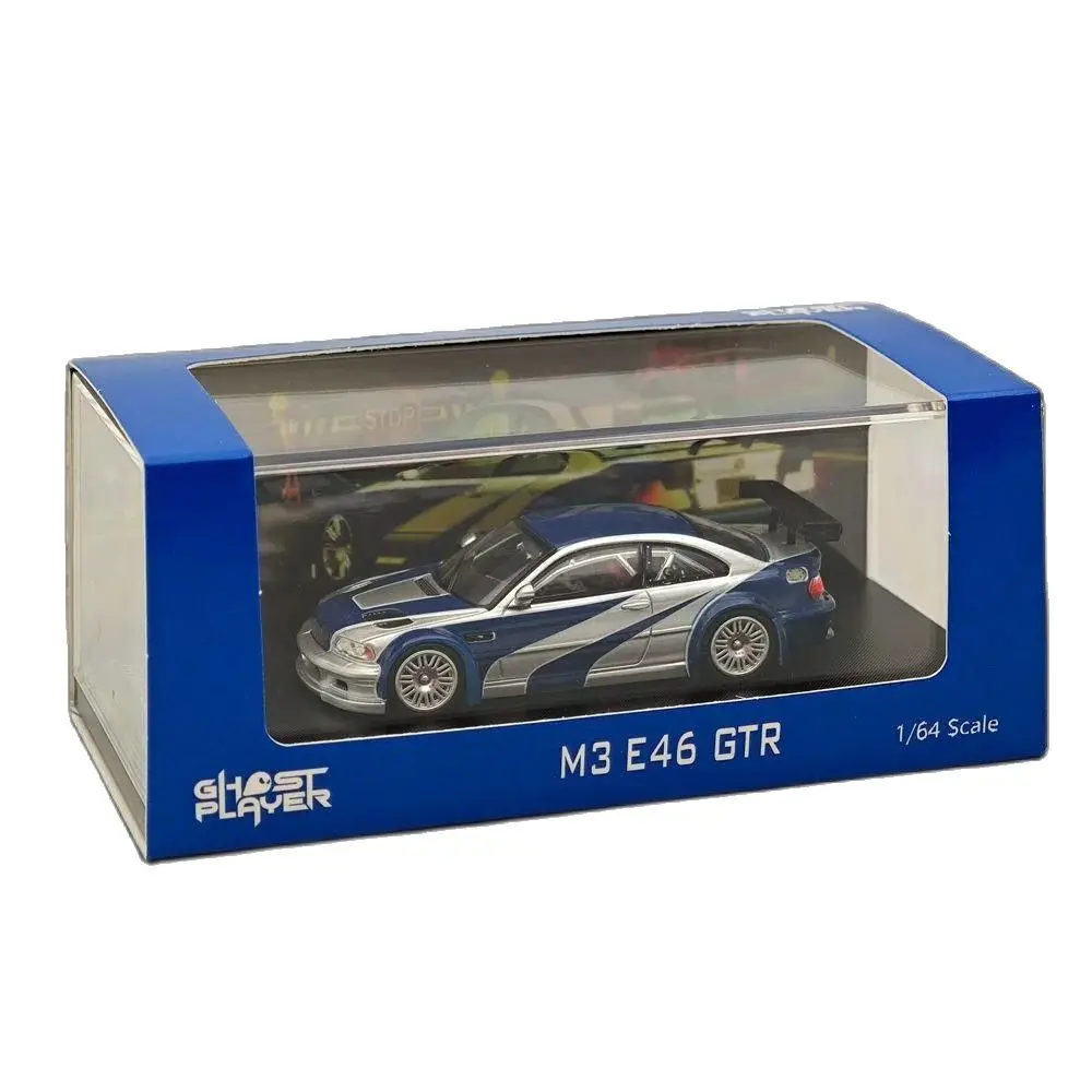 ミニカー 1/64 Ghost Player BMW M3 E46 GTR Ghost Player / DCM 1:64 M3 GTR E46 Diecast Model Car in box