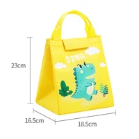 Kids Lunch Bag for School Portable Thermal Bag Children Cartoon Insulated Lunch Bag Cooler Bento Pouch Dinner Container Handbags 5