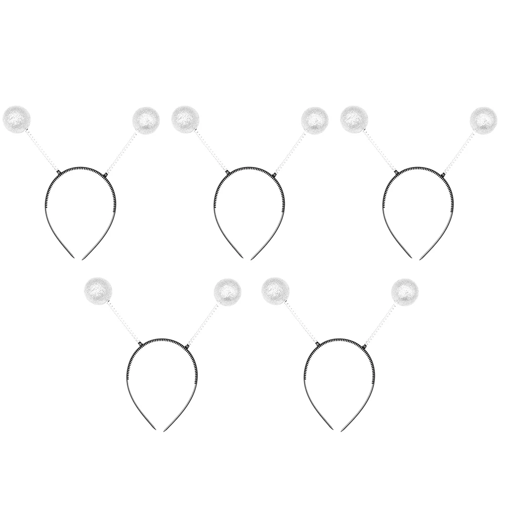 

Cute Lovely Christmas Hair Hoop Creative Foam Ball Shape Christmas Headbands Decorative Headdress