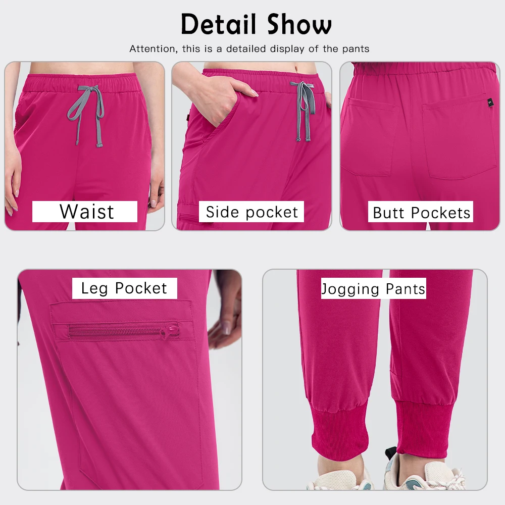 Multicolour Clinic Work Clothes Medical Surgery Uniform Hospital Nursing Nurse Uniform Beauty Workwear Scrub Set Women