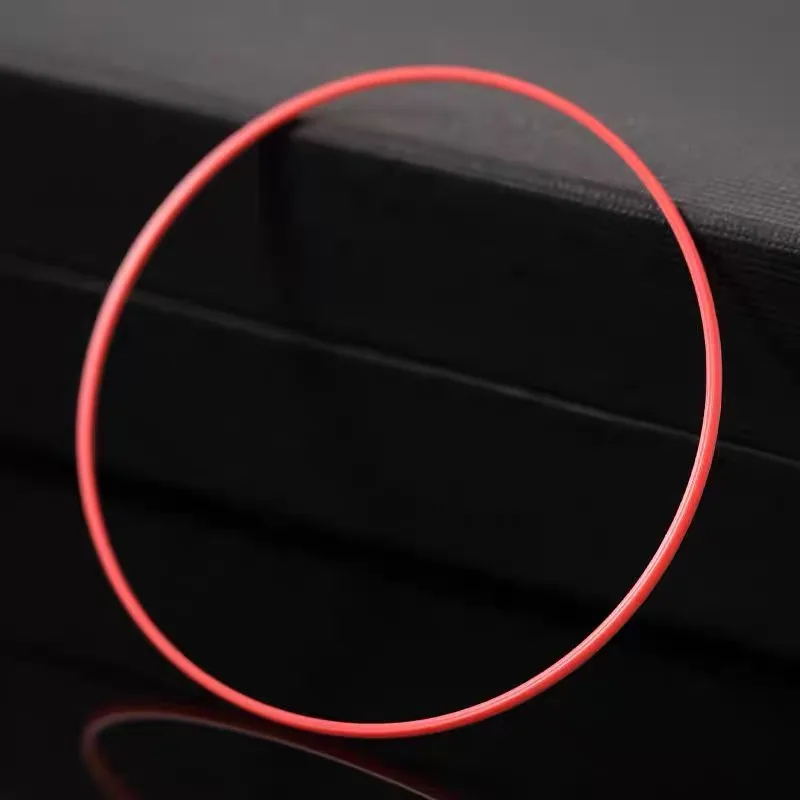 Set of 5 Red Waterproof Gaskets - 0.6mm Thick, 16-40mm O-Rings