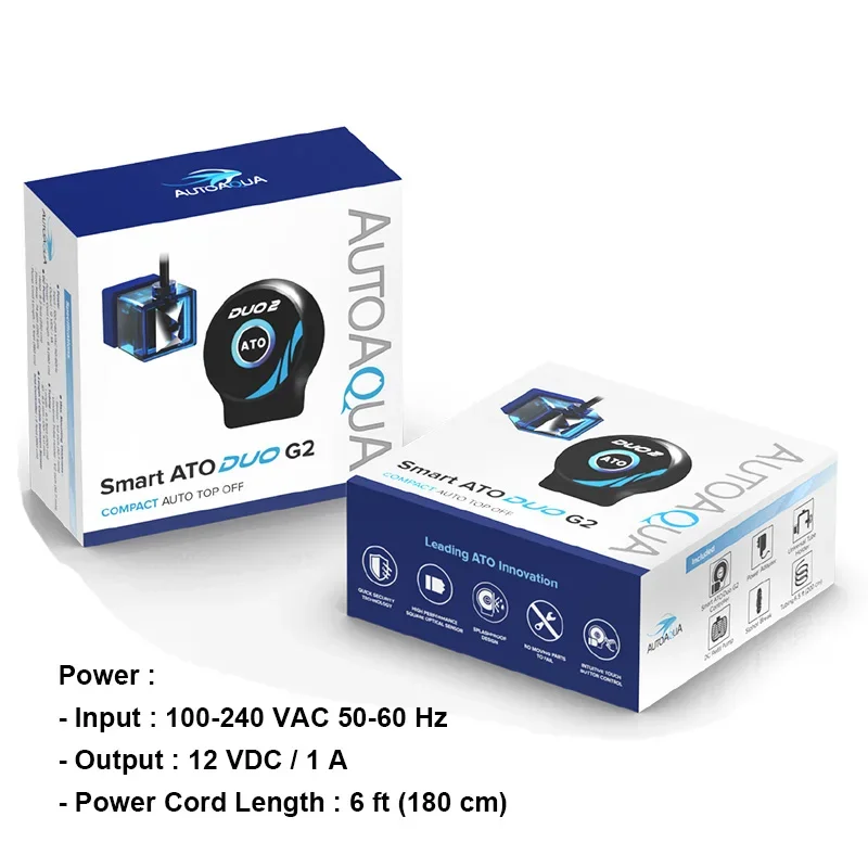 AUTOAQUA Smart ATO Duo G2 SATO-286P Aquarium Fish Tank Auto Top