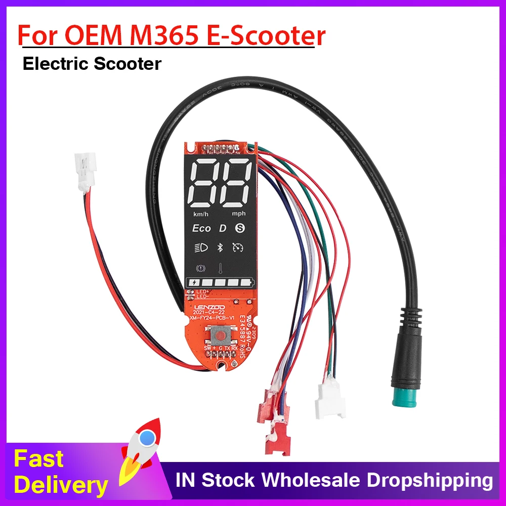 

Electric Scooter 36V LENZOD Dashboard Display Circuit Board For OEM M365/Pro Electric Scooter Circuit Board Screen Parts