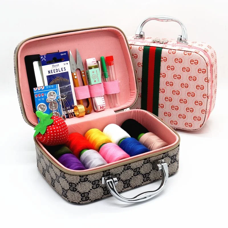 

Household upscale sewing box portable sewing tool storage box hand sewing kit for clothes