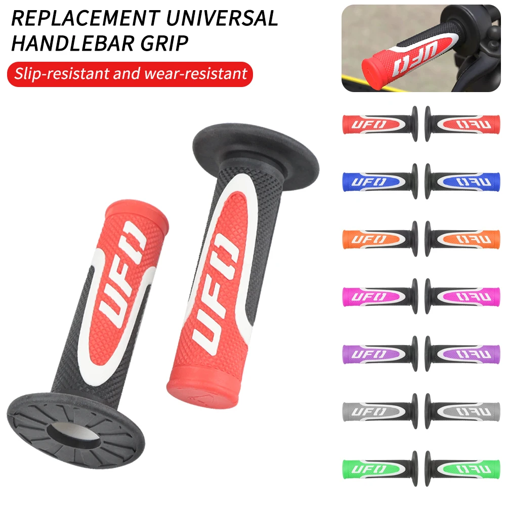 Motorcycle Rubber Grips 7/8 In 22mm 24mm Motocross Handlebar Universal Accessories Dirt Bike Off-Road Gel Hand Grip