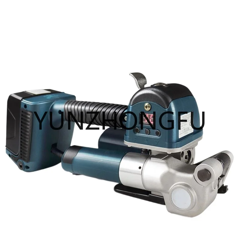 

Battery Powered Plastic Strapping Tool, Handheld Portable Electric Operated PET Strapping Banding Machine