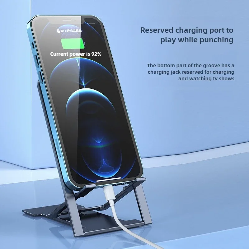 Compact Foldable Mobile Phone Stand - Portable Desktop Holder