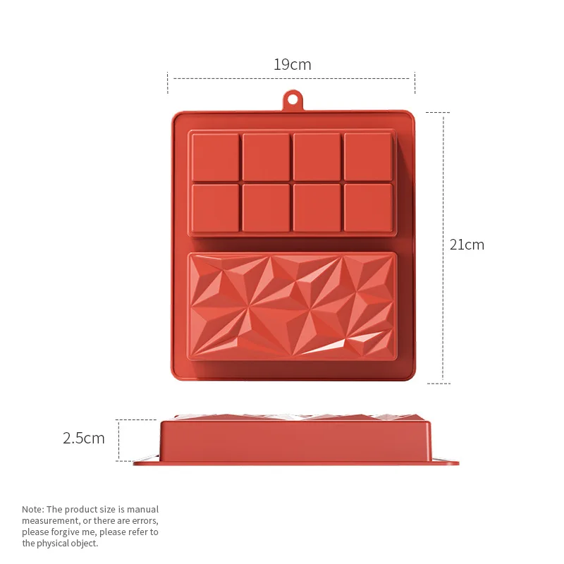 Stampo In Silicone Per Cioccolato Deep Dubai – Forma Barretta Spessa 2,5 Cm – Per Cioccolato Ripieno, Pistacchio, Knafeh – Alimentare E Riutilizzabile - 5