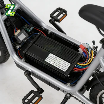 Kit Controller Motore Brushless 500W a Onda Sinusoidale per E-Bike 36V-72V, Controller per Scooter Elettrico a Tre Modalità, Silenzioso e ad Alta Efficienza