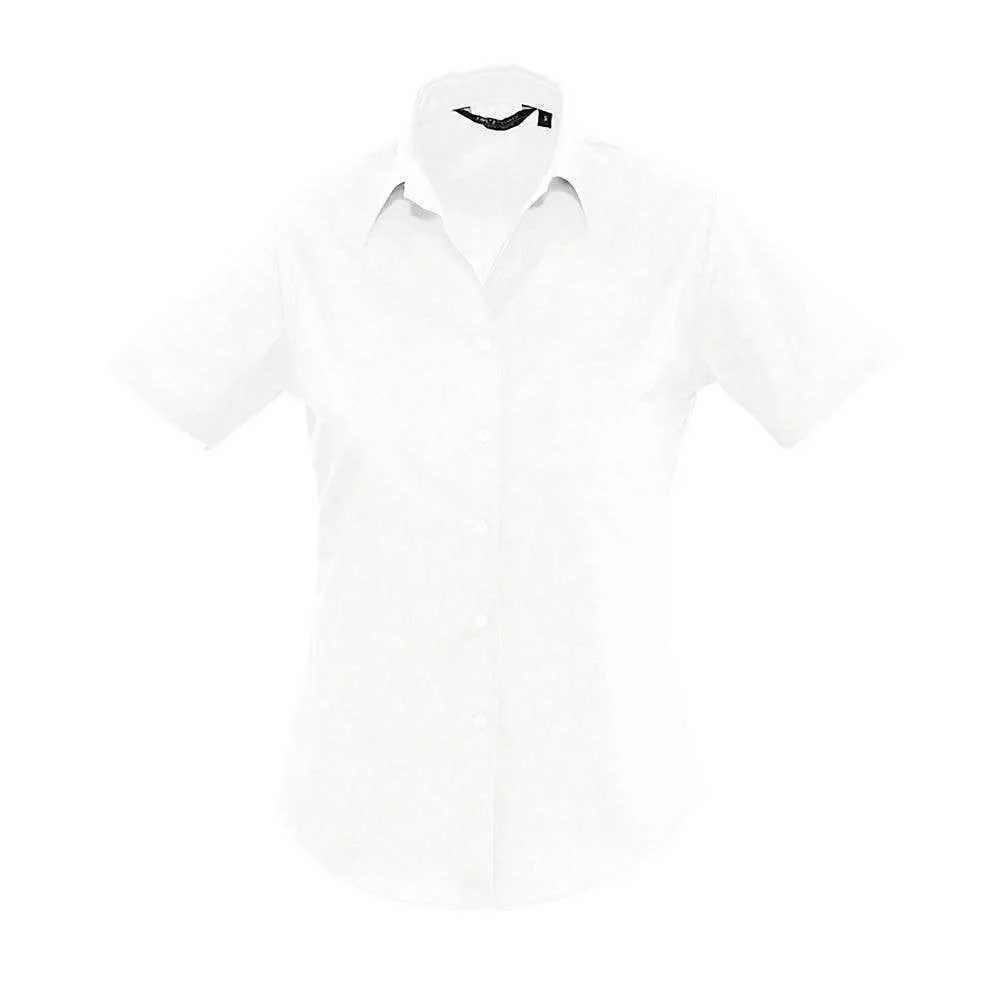 White Escape.Xs. Camicia Popin Manica Corta