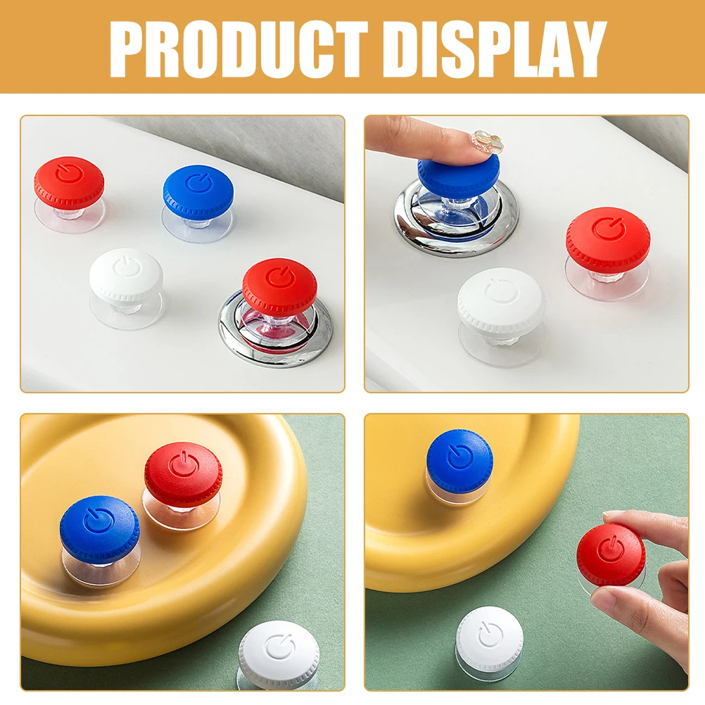 3pcs ȭ��� ������ ��ũ ��ư �÷��� �ڵ� Ǫ�� ��ü ���� ���� ������ ���� ��ġ ������ �Ϳ��� ���