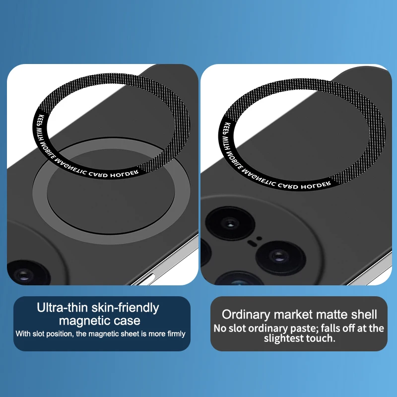 Magnetic Frameless Ultrathin Luxury Phone Case with Lens Protection