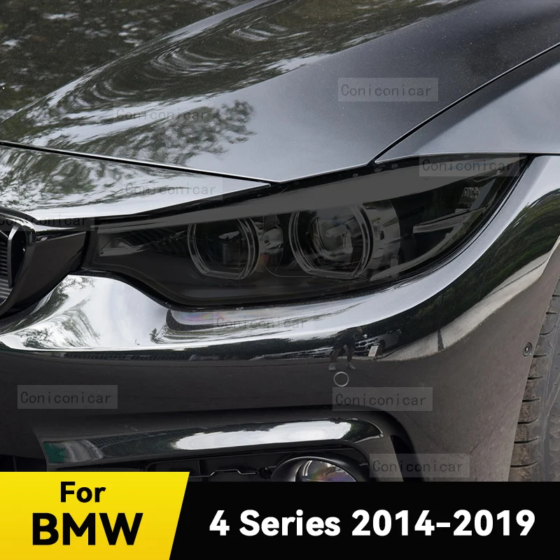 

Для BMW 4 серии F32 F33 F36 2014-2019 Автомобильная фара Дымчатая черная зеркальная передняя зеркальная ТИНТ меняющая цвет наклейка