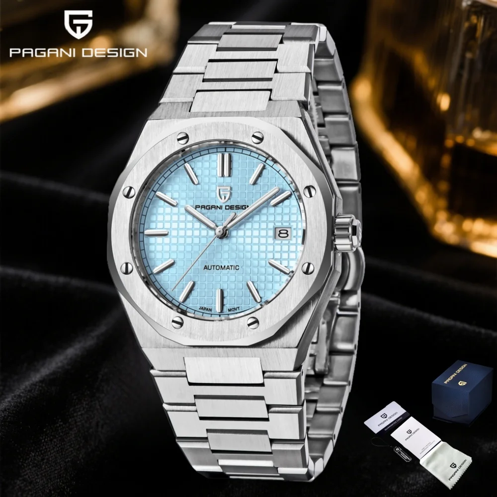 PAGANI DESIGN 2025 New Men's Automatic Mechanical Watch Miyota 8215 40mm Sports Stainless Steel Waterproofl Relogio Masculino