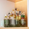 360° Rotating Spice Rack with Removable Base | Clear Plastic Turntable for Kitchen, Pantry Cosmetic & Refrigerator Organizing 6