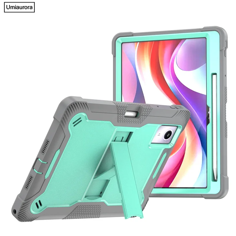 Shockproof Tablet Case with Pencil Holder and Stand