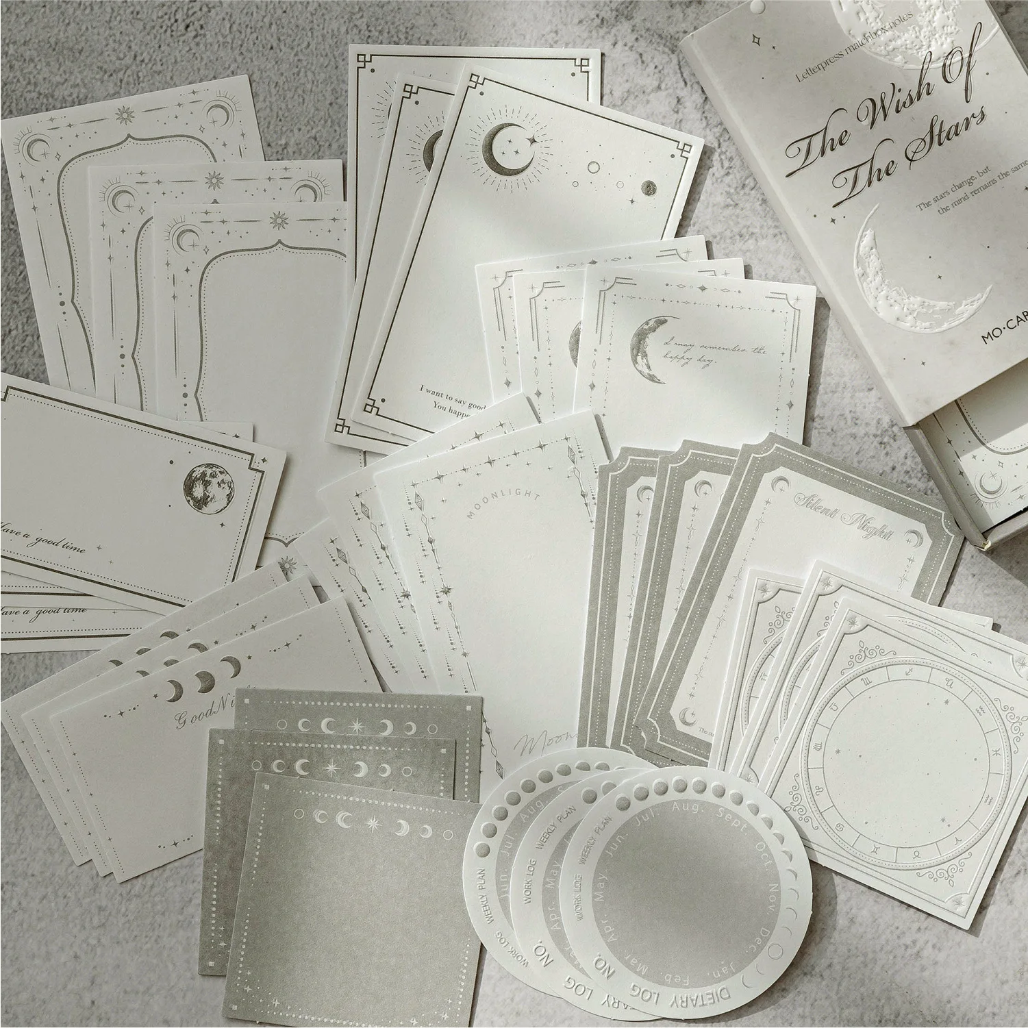 30pcs/boxed Vintage matchbox letterpress relief note paper Creativity writable Decorative paper