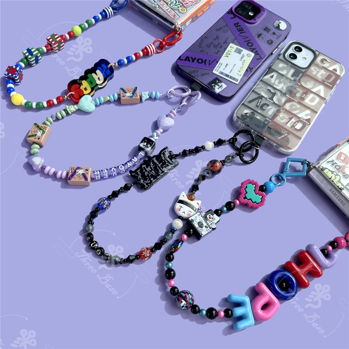 Customizable Name Phone Keychain JIN Jimin RM V Layover