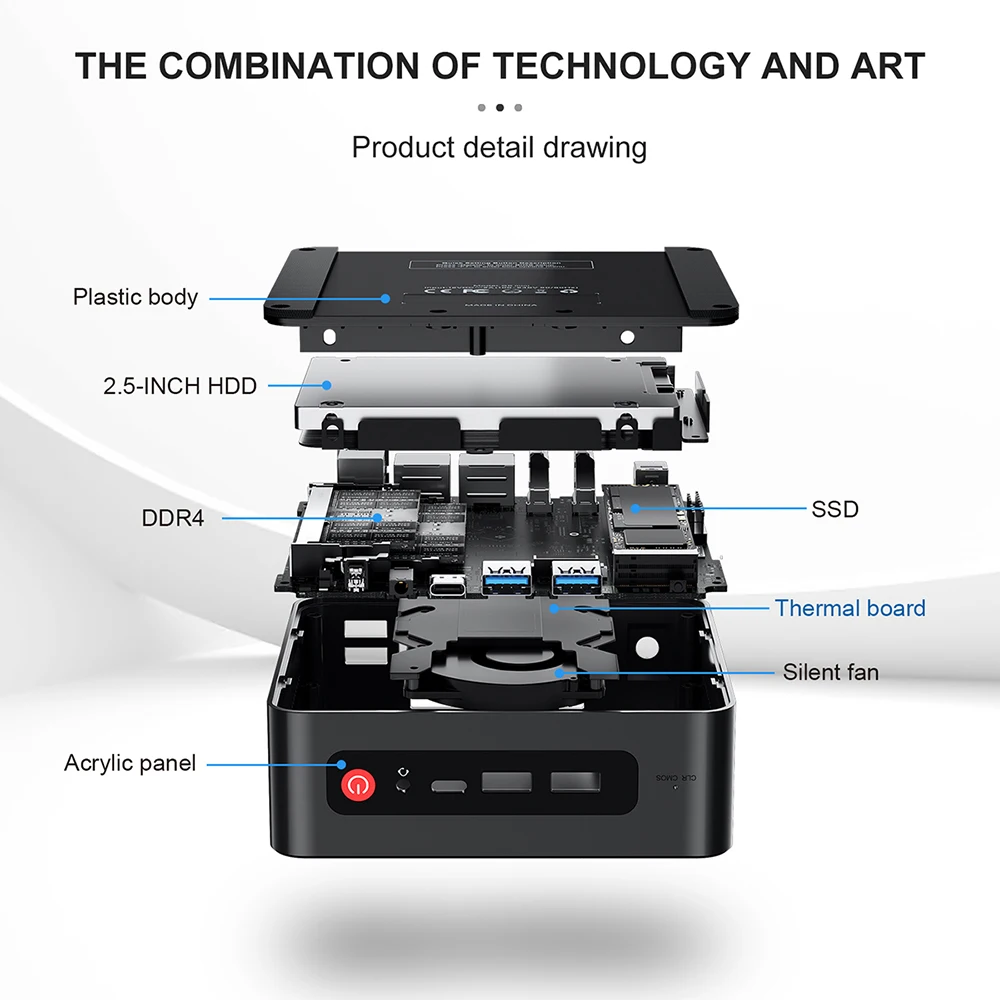 Beelink GK Mini: Intel Celeron J4125 Quad Core, DDR4 8GB, 256GB SSD, HD Port, 1000M LAN Desktop Computer Description Image.This Product Can Be Found With The Tag Names Beelink windows 10 mini pc, Mini pc intel celeron j4125, Mini pc quad core windows, Mini pc windows10 intel core