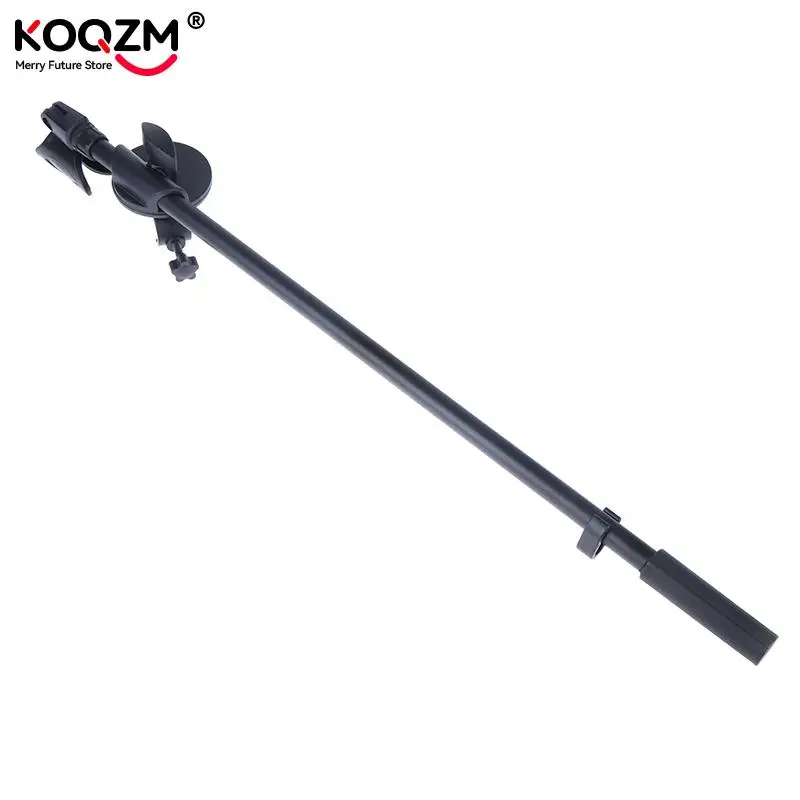 55CM Rotating Microphone Stand Crossbar Boom Arms Mic Clip Phone Holder Extension Bracket