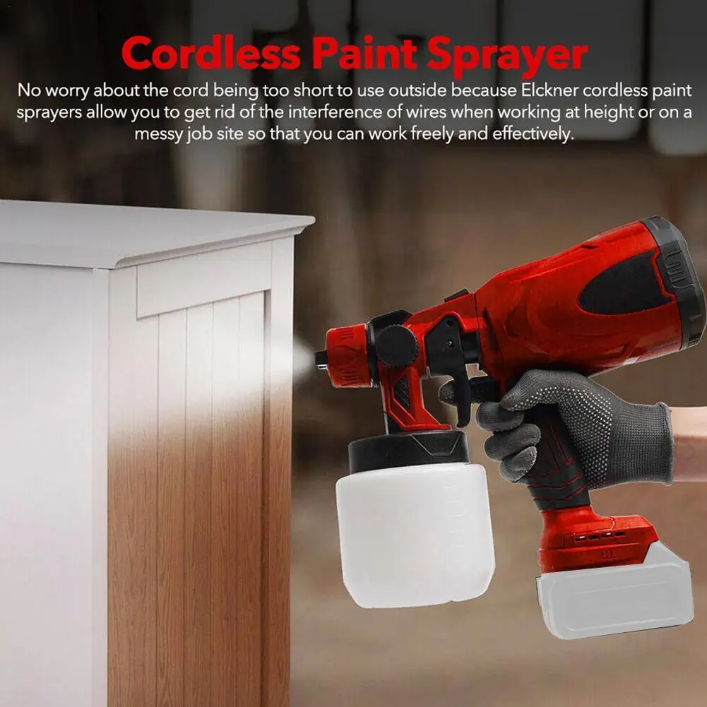 

Portable Automatic High Pressure Paint Spray Gun 850W Gun Include) High HVLP Not Power Paint (Battery Spray Sprayer 700ml U6B1